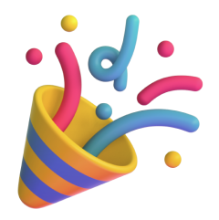 Party popper icon celebrating automated solutions