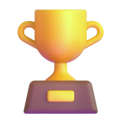 Trophy icon representing goal achievements